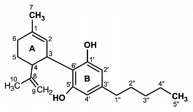 The Chemical Structure Of Cannabis - Molecular Structure, Biological ...